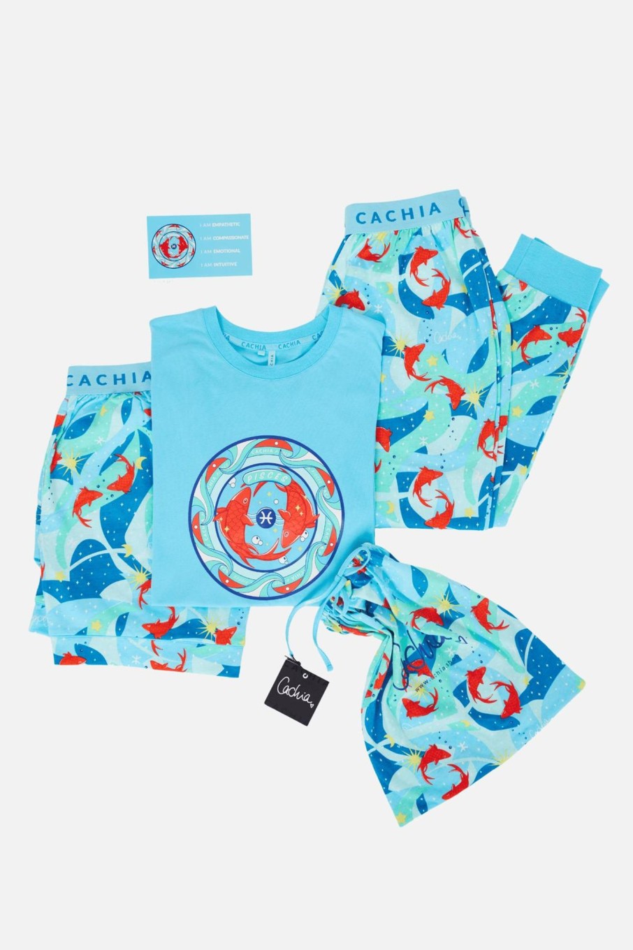 Sleep CACHIA SHOP | Pisces - Zodiac Pyjama Bundle