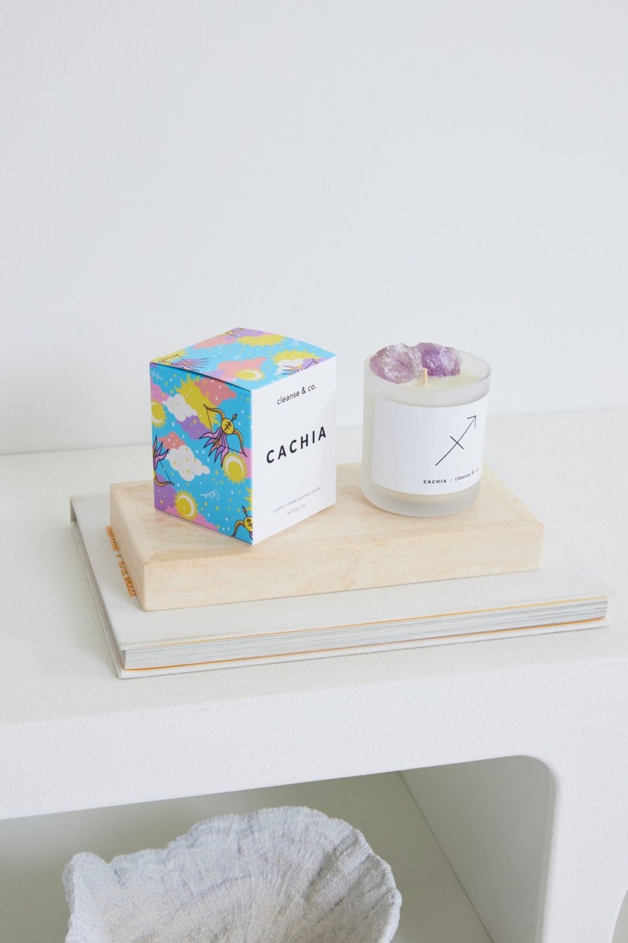 Home CACHIA SHOP | Capricorn Crystal Candle